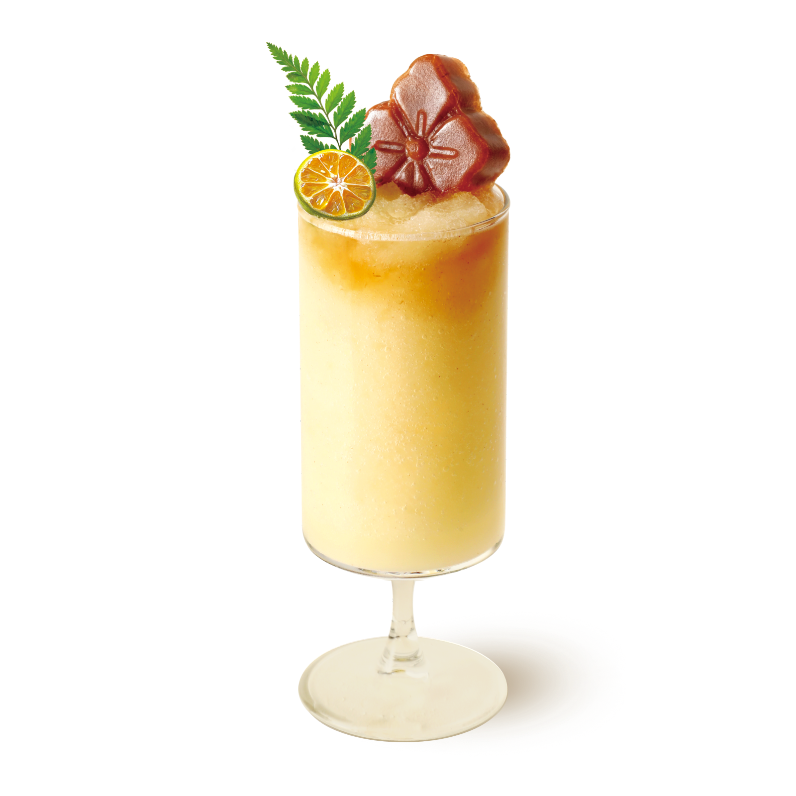 Green Mandarin & Akizuki Pear with Tea-Crafted Ice