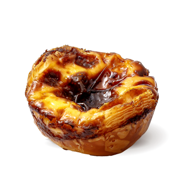 Caramelized Croissant Egg Tart