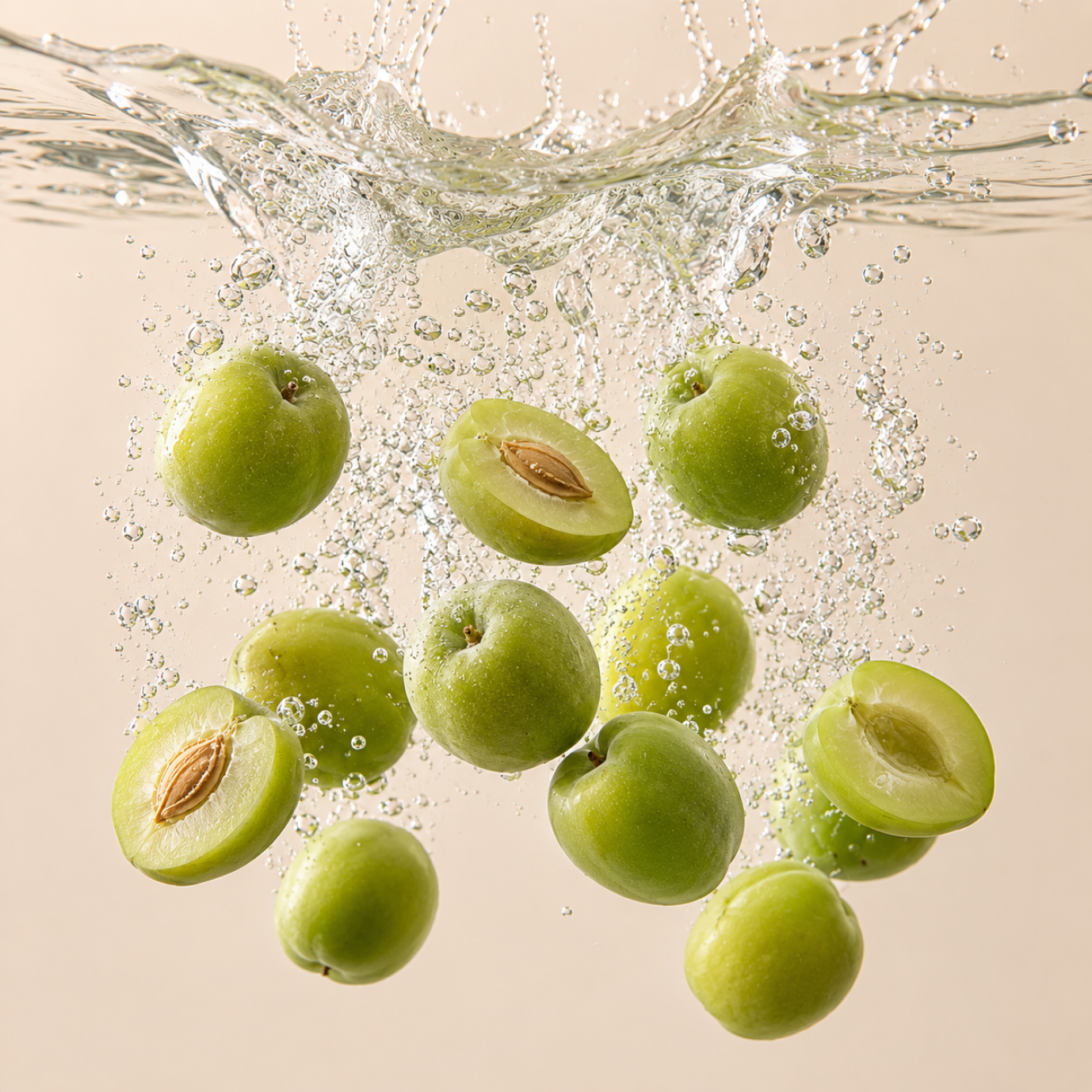 Green Mandarin & Akizuki Pear with Tea-Crafted Ice